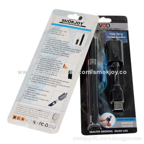 Hot-selling Smokjoy Replaceable Coil Vaporizer Evod Blister Kit with Huge Vapor
